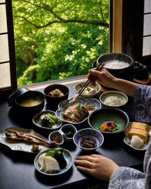 夕食の加賀懐石だけでなく、
翌朝の一膳まで心待ちにしていただけるように。

朝の食卓に並ぶのは、
加賀の旬と、料理人のひと手間。

炊きたてのご飯をはじめ、
焼き魚、加賀野菜、季節の小鉢。

ひと品ごとに素材と向き合い、
その持ち味が引き立つよう、
火入れや味わいを丁寧に仕立てています。

手に馴染む山中漆器や、
彩りを添える九谷焼。
器とともに味わう、加賀の食文化に触れる朝のひととき。

山中温泉で迎える一日のはじまりに、
土地の恵みをお届けする和朝食を。

ーーーーーーーーーーー

山中温泉 胡蝶
@kochou_yamanaka

ーーーーーーーーーーー
